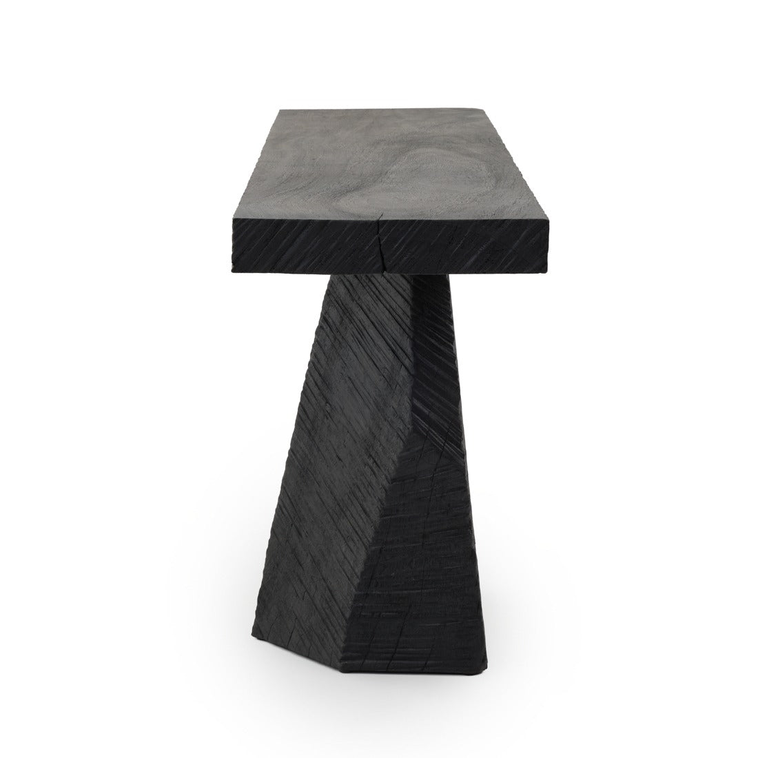 Welta Wood Console Table Black