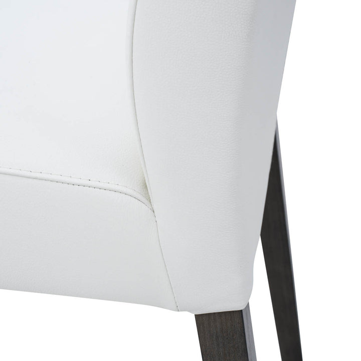 Jennifer Leather Chair White