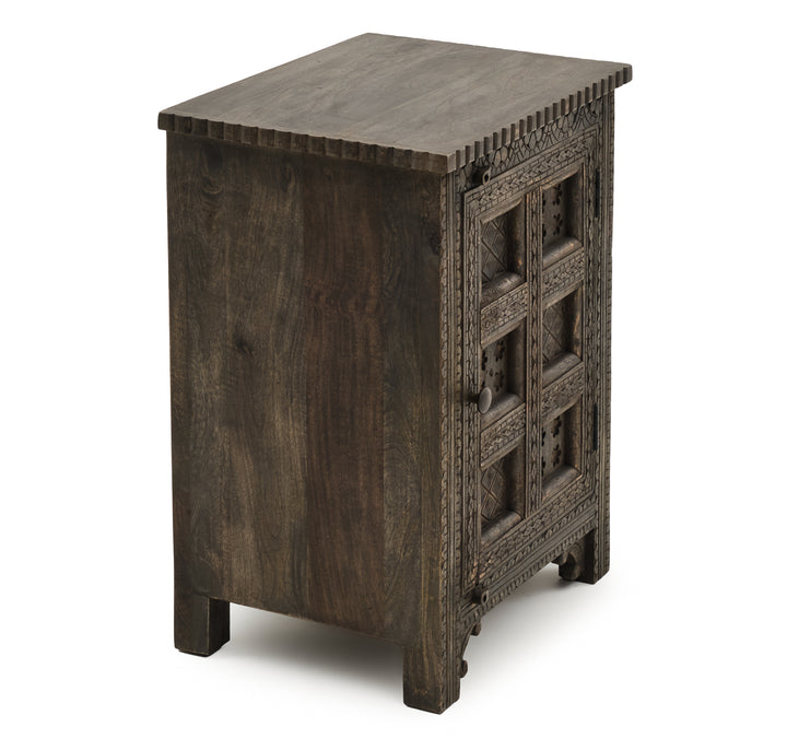 Indira Nightstand Dark Brown