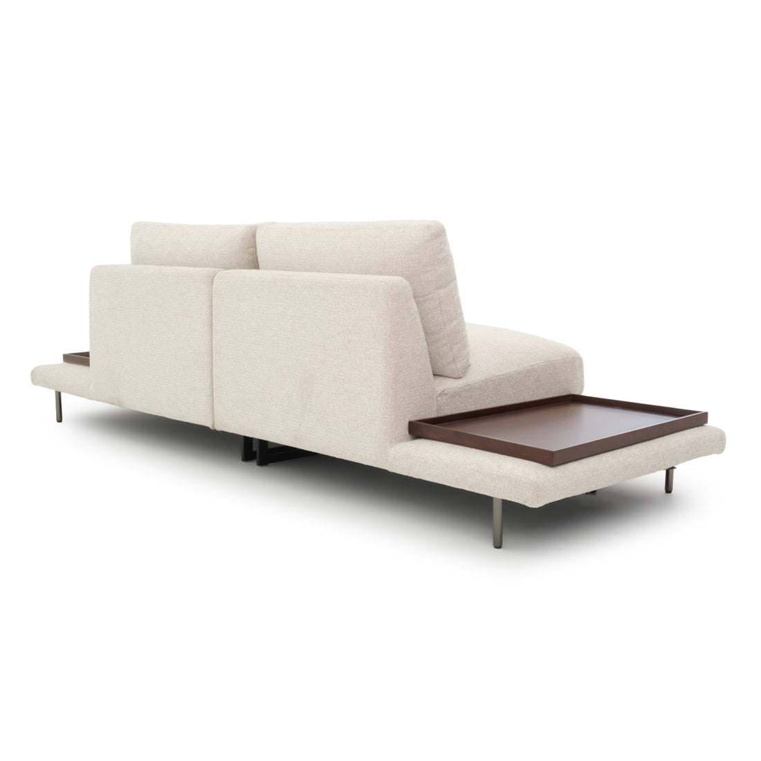 Elizabeth Armless Loveseat Beige
