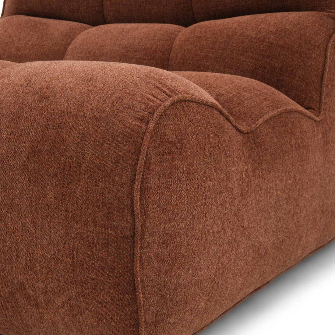 Nissima Fabric Accent Chair Dark Brown
