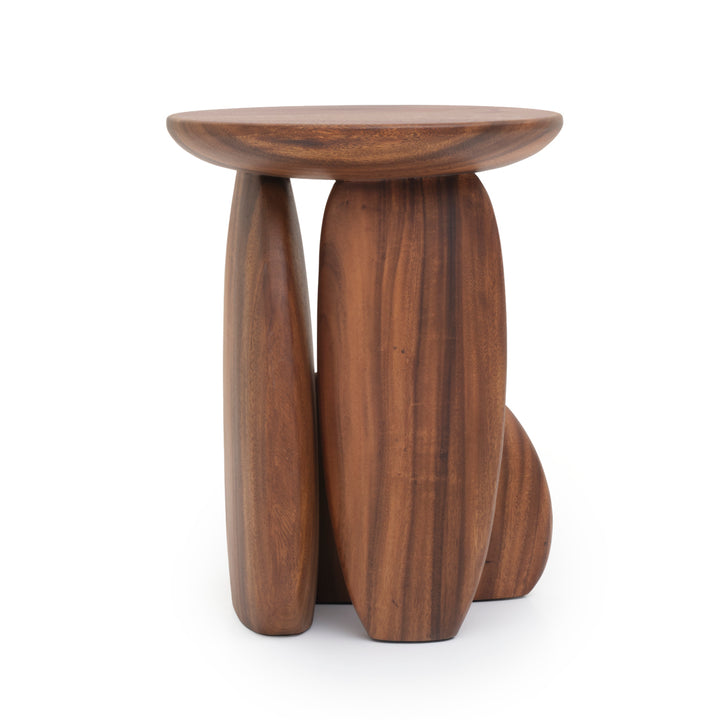 Suri Wood Accent Table Light Brown