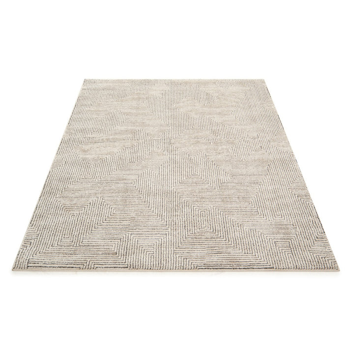 Estle Area Rug Black & White