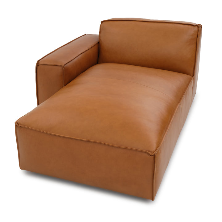 Nook Modular Left Chaise Cognac