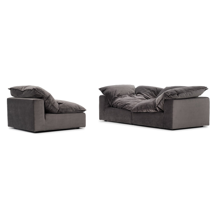 Nuage Fabric Modular Sofa Dark Grey