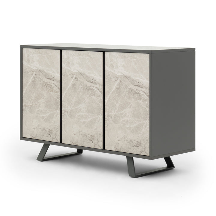Wimzy Wood Sideboard Dark Grey