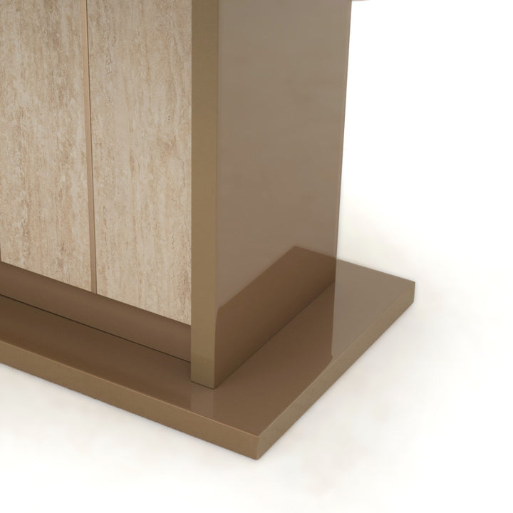 Nunzia Extendable Dining Table Beige
