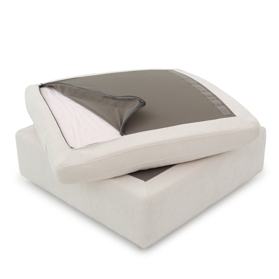 Emiliana Modular Ottoman Beige