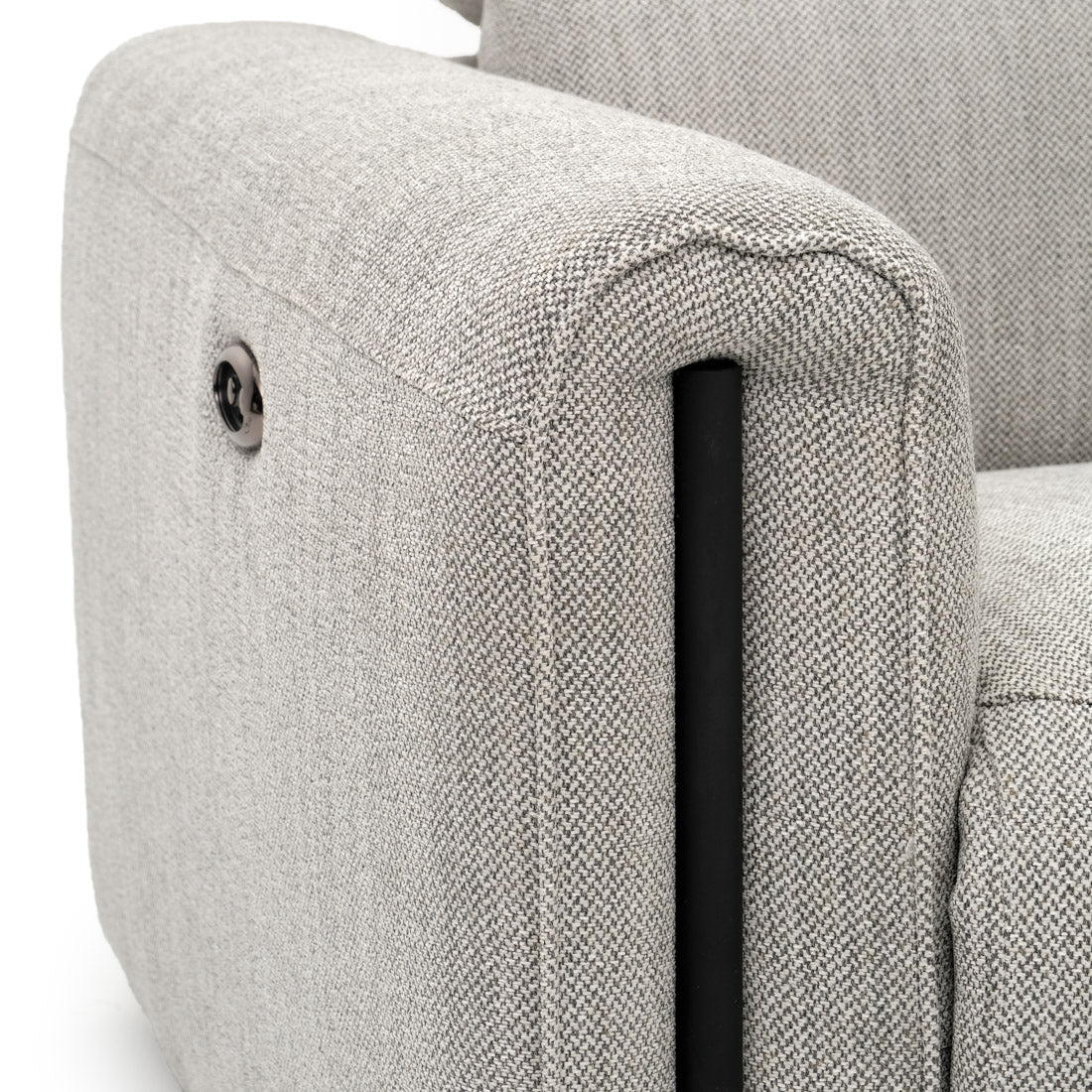 Wilnoir Reclining Sectional Sofa Light Grey