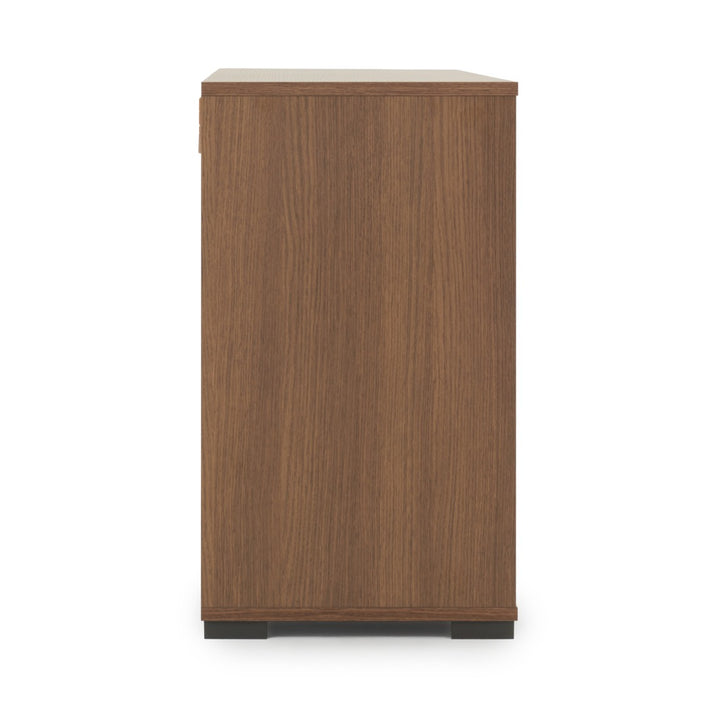 Nitmo 6-Drawer Dresser Dark Brown