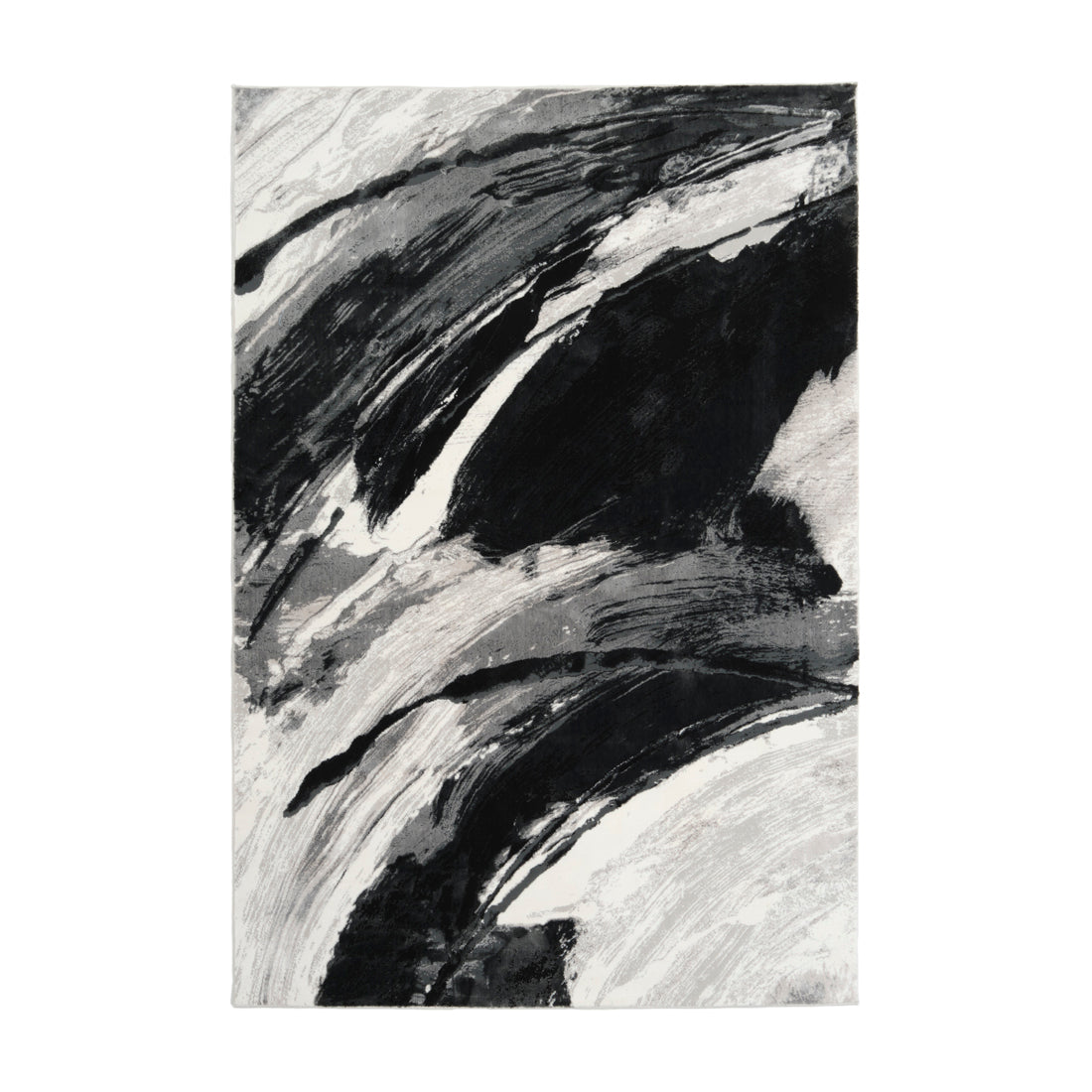 Wangie Area Rug Dark Grey