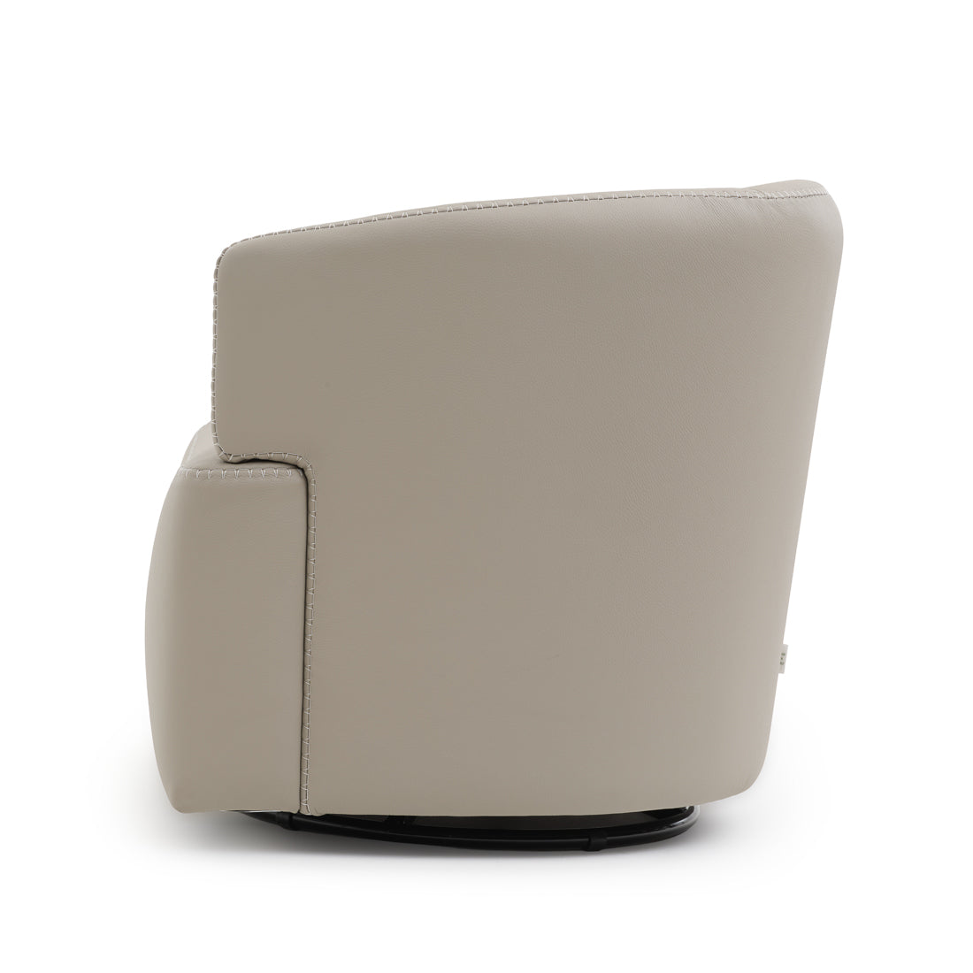 Westie Swivel Accent Chair Light Grey