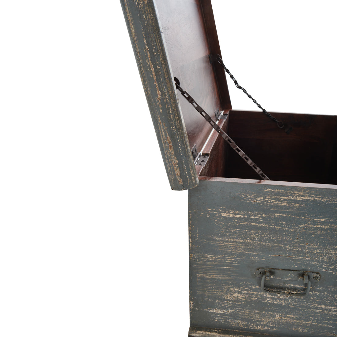 Navya Wood Accent Table Light Grey