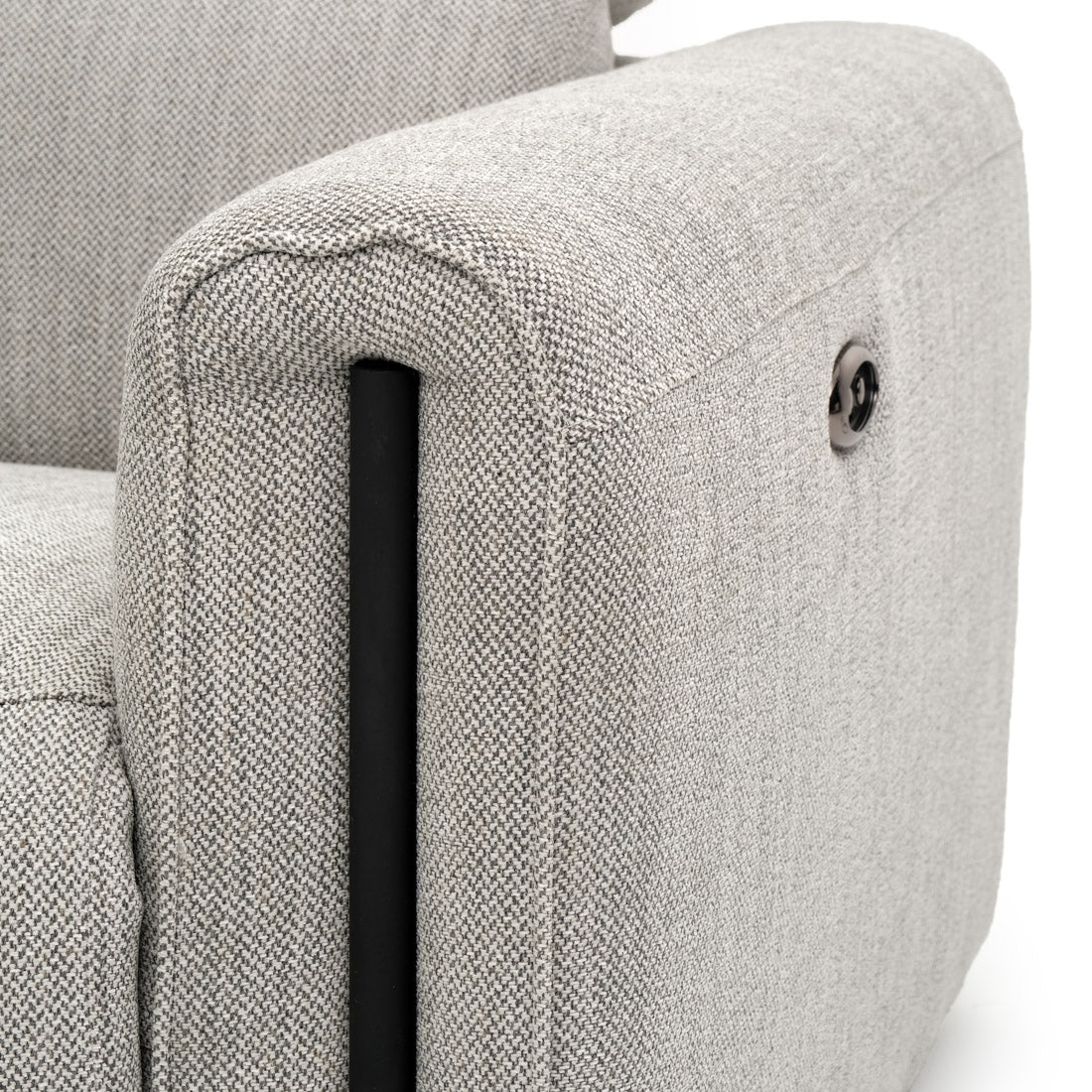 Wilnoir Reclining Sectional Sofa Light Grey