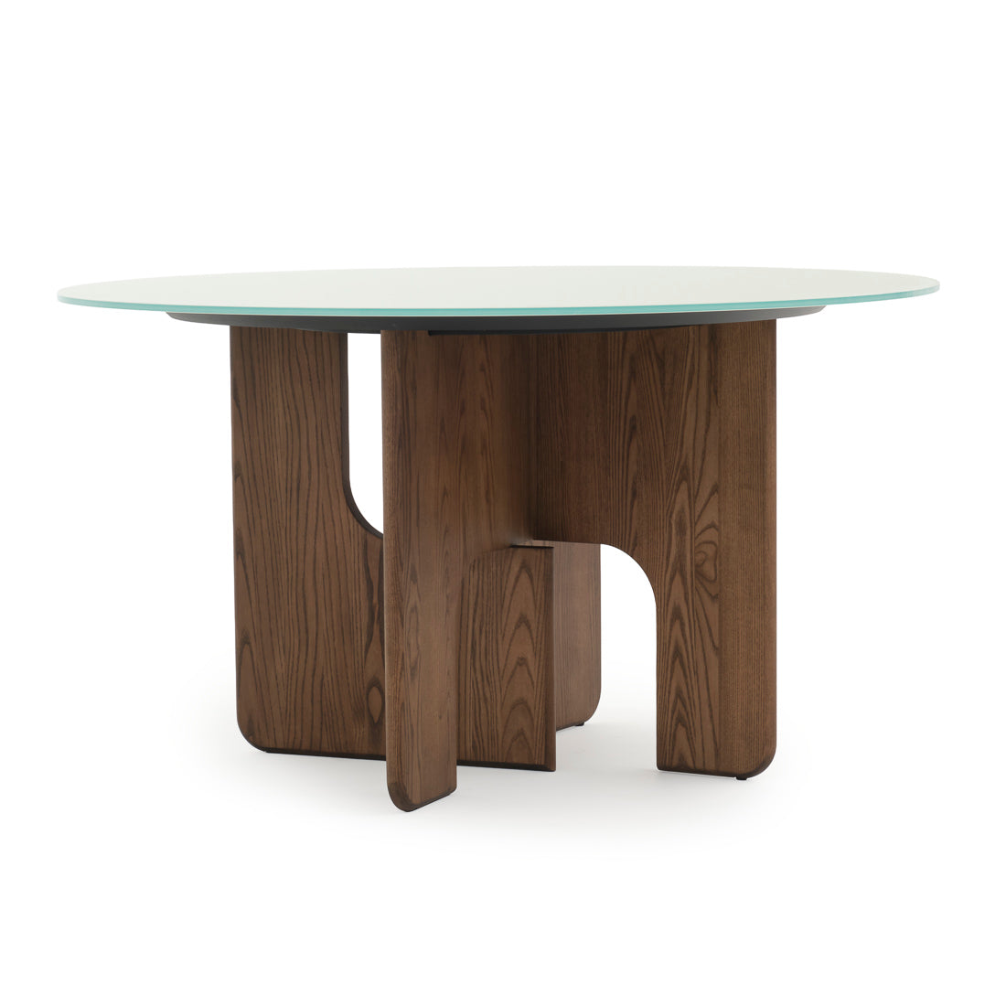 Nicolette Glass Dinette Table Beige