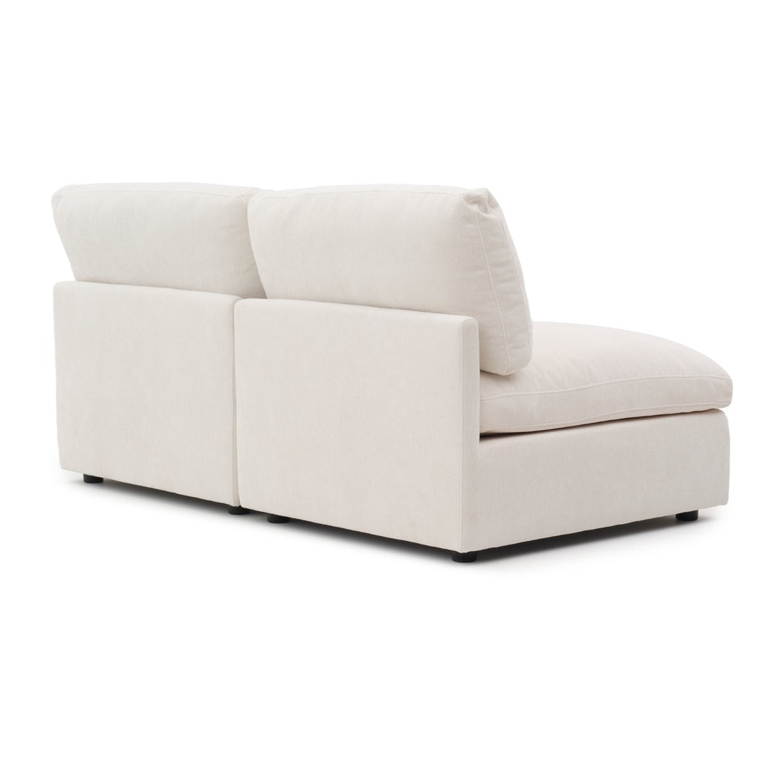 Emiliana Modular Armless Loveseat Beige