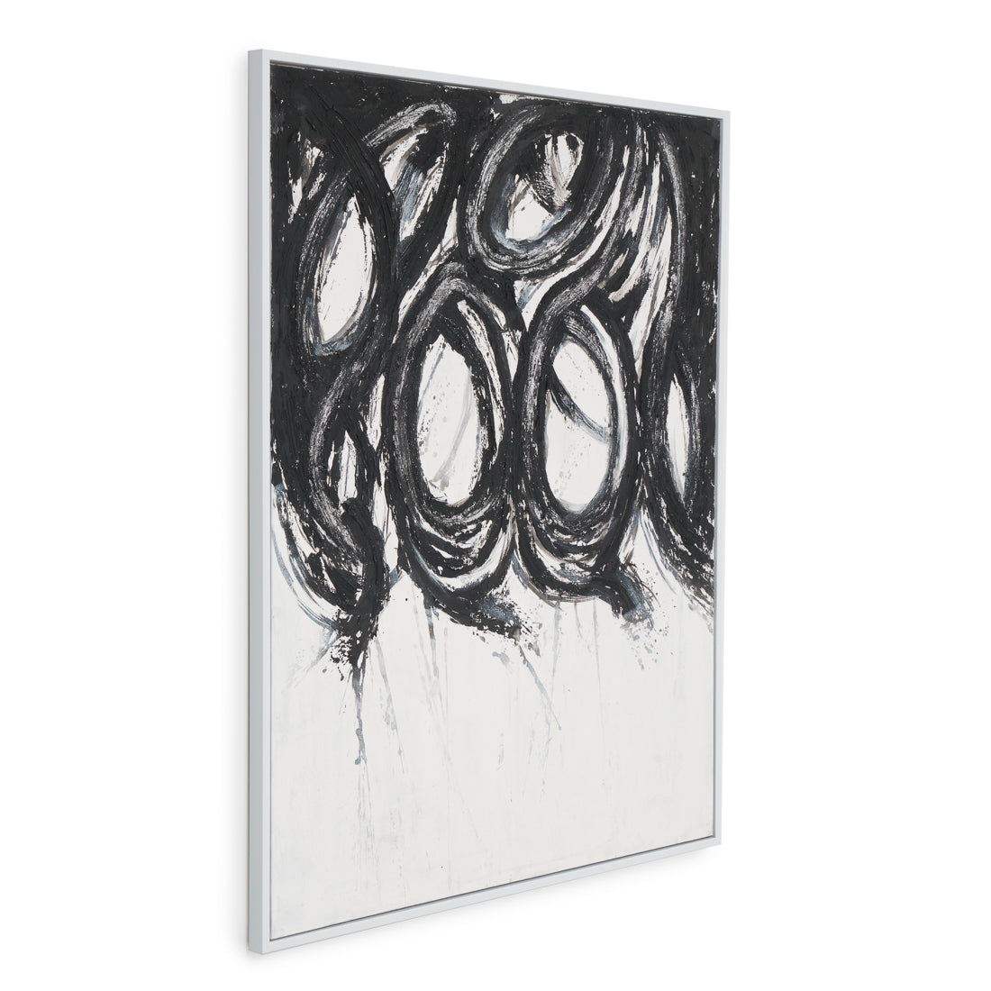 Eclat Painting on Canvas Black & White