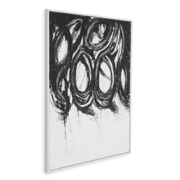 Eclat Painting on Canvas Black & White