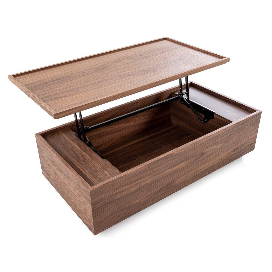 Emmet Wood Coffee Table Dark Brown