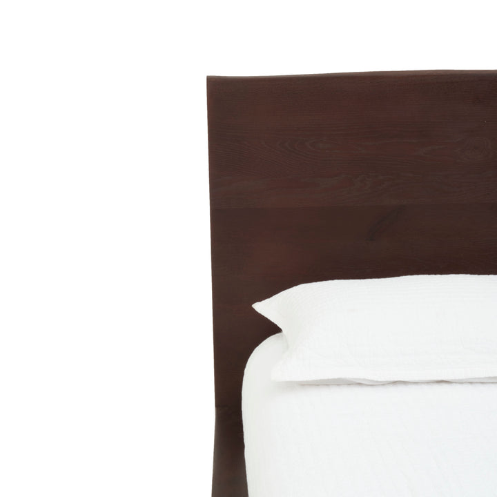 Noemi King Bed Dark Brown