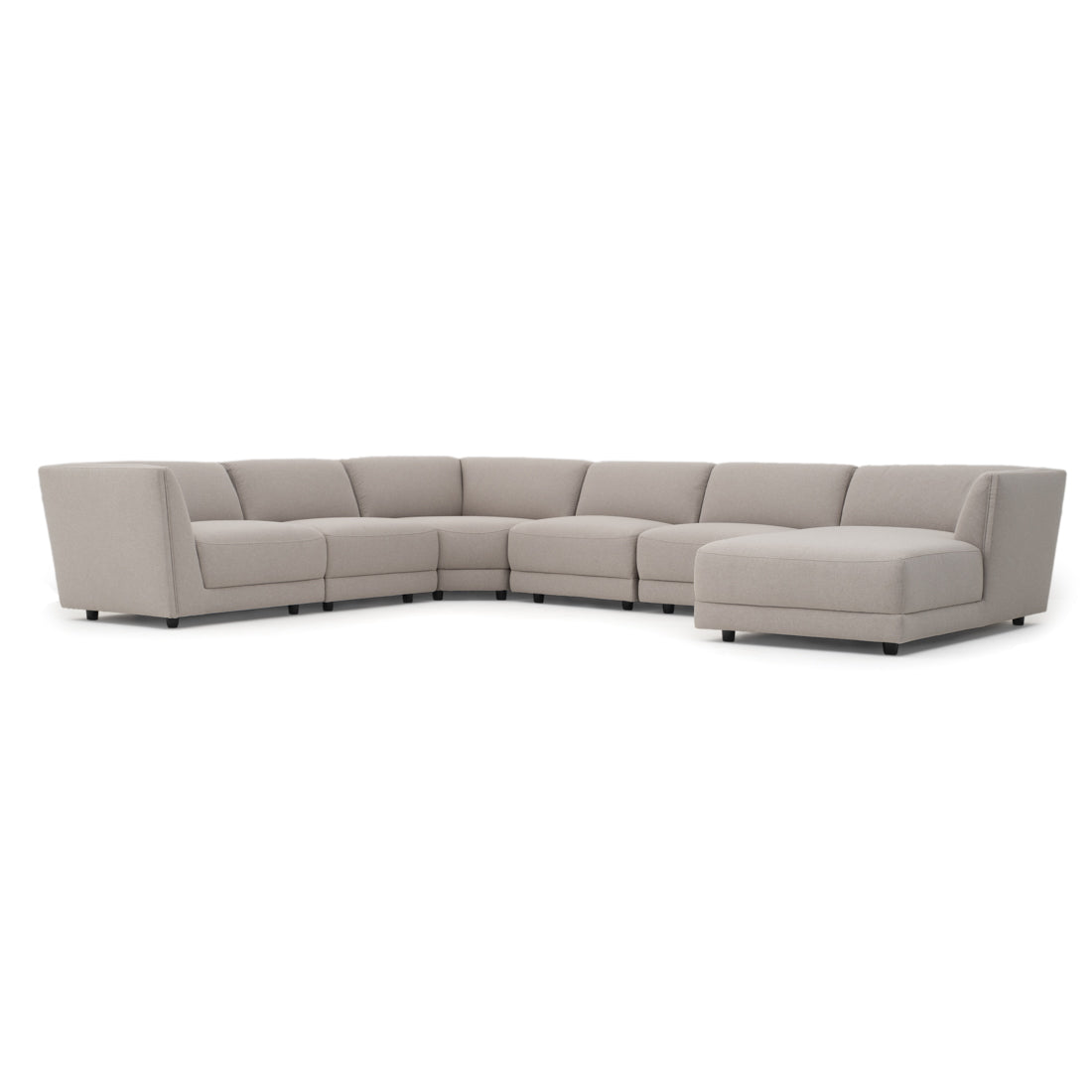 Nathan Fabric Modular Set Light Grey
