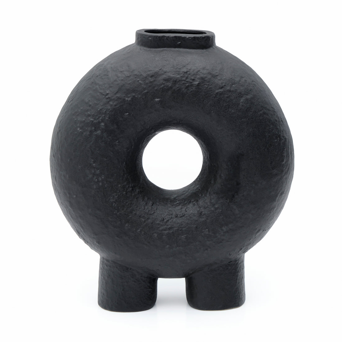 Saja Ceramic Vase Black