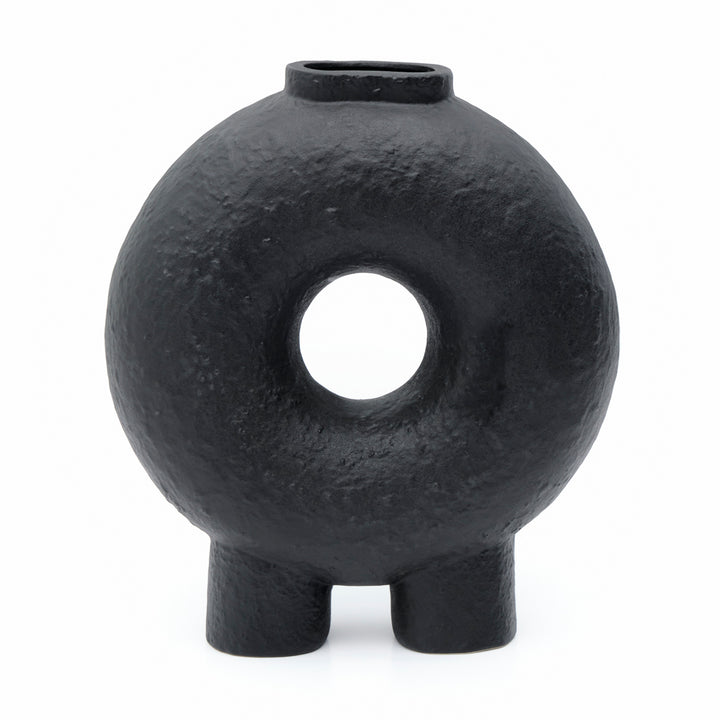 Saja Ceramic Vase Black