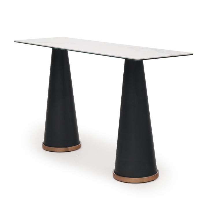 Wyon Ceramic Console Table Black