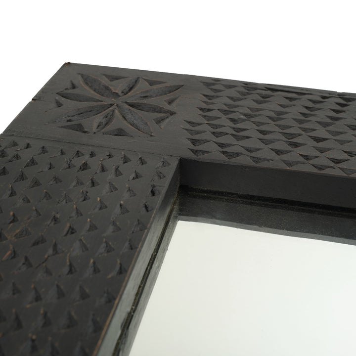 Indira Floor Mirror Dark Brown