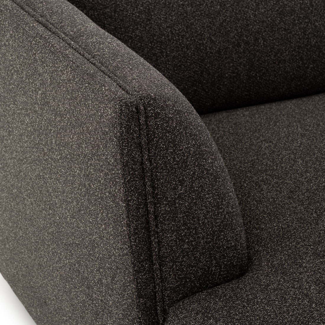 Nathan Modular Left Chaise Dark Grey