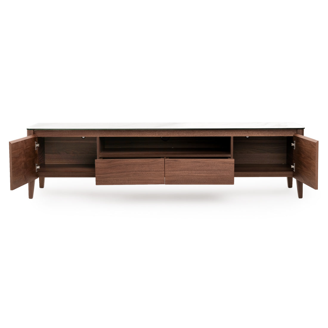 Elkom TV and Entertainment Unit Dark Brown