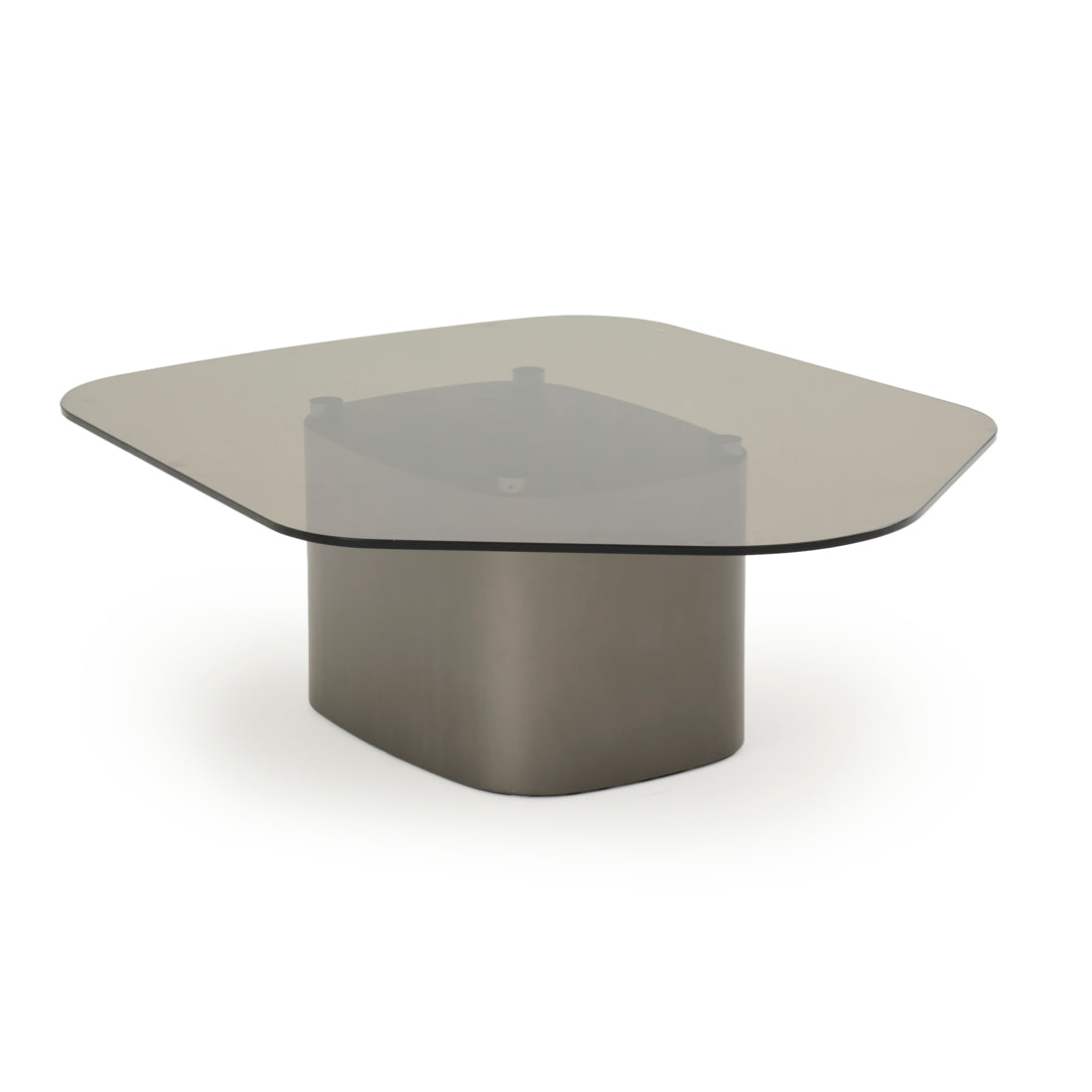 Whitford Glass Coffee Table Dark Grey