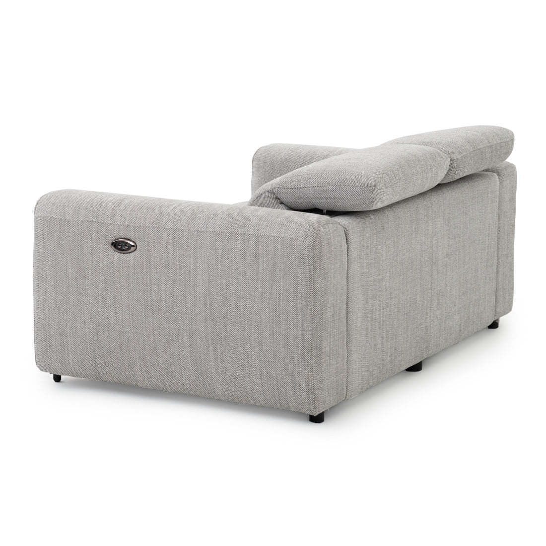Wilnoir Fabric Reclining Loveseat Light Grey