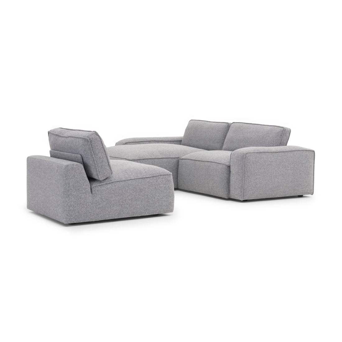 Nash Fabric Modular Set Dark Grey