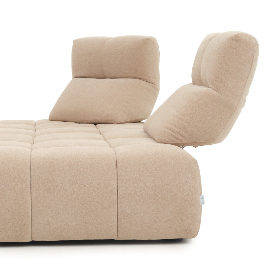 Nerida Fabric Sectional Sofa Beige