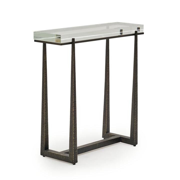 Weverly Accent Table Dark Brown