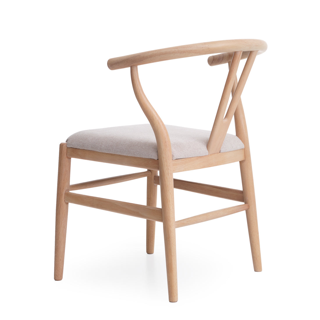 Nakesha Wood Armchair Light Brown
