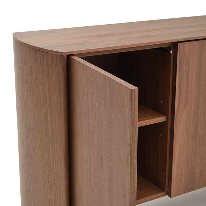 Elysa Wood Sideboard Dark Brown