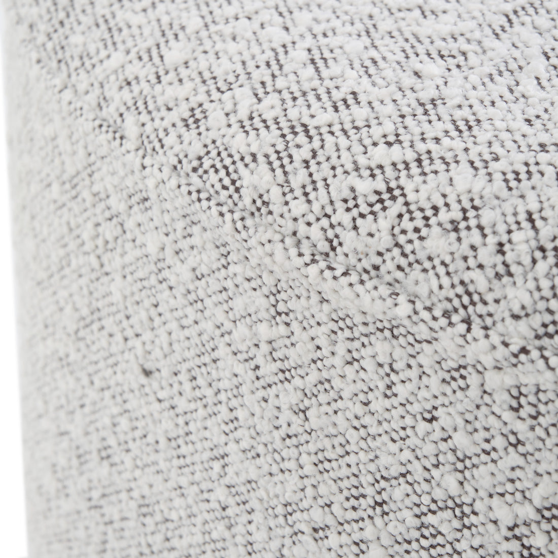 Emondi Fabric Ottoman Light Grey