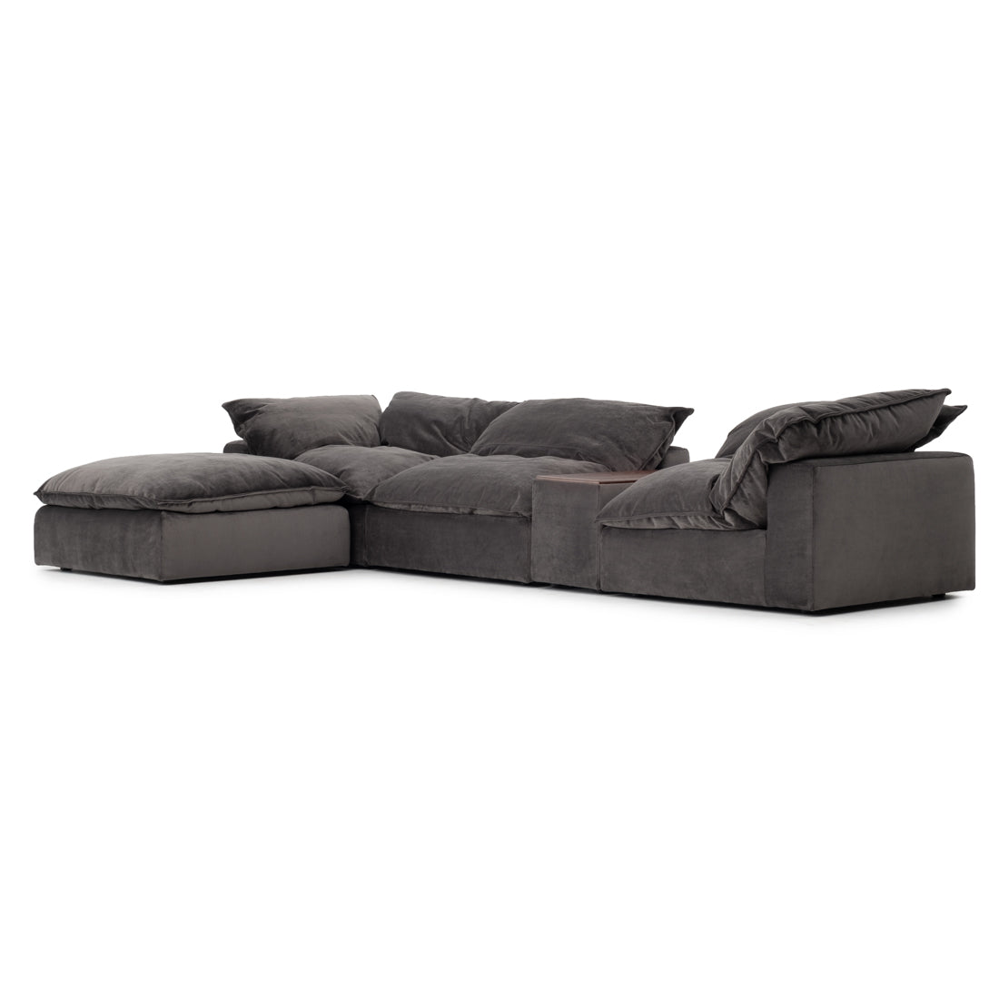 Nuage Fabric Modular Set Dark Grey