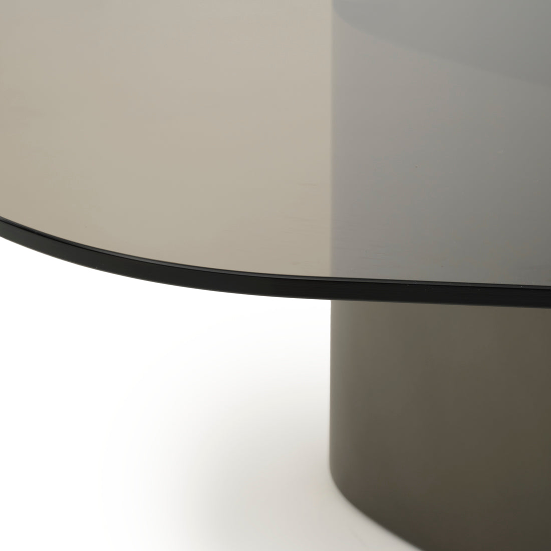 Whitford Glass Coffee Table Dark Grey