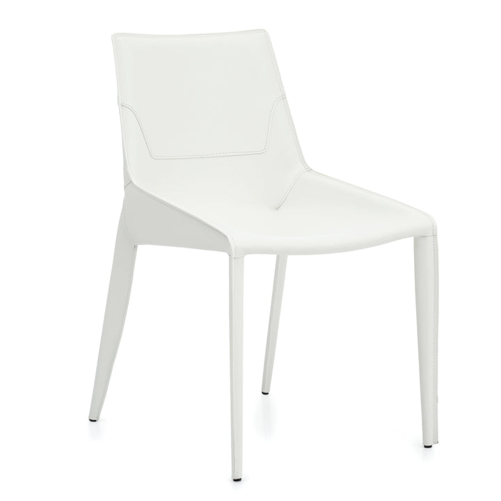Willet Leather Chair White
