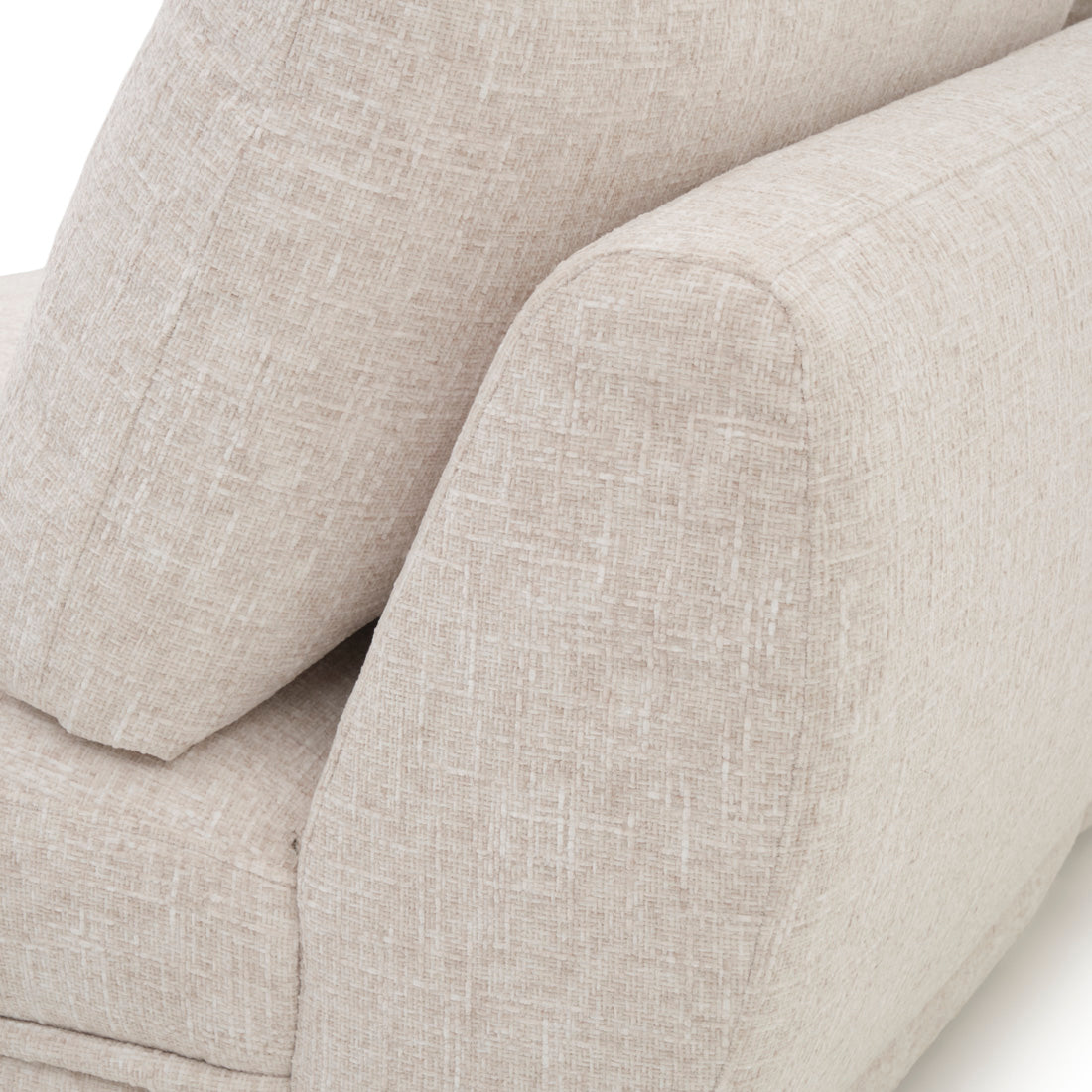 Esteli Fabric Modular Loveseat Beige