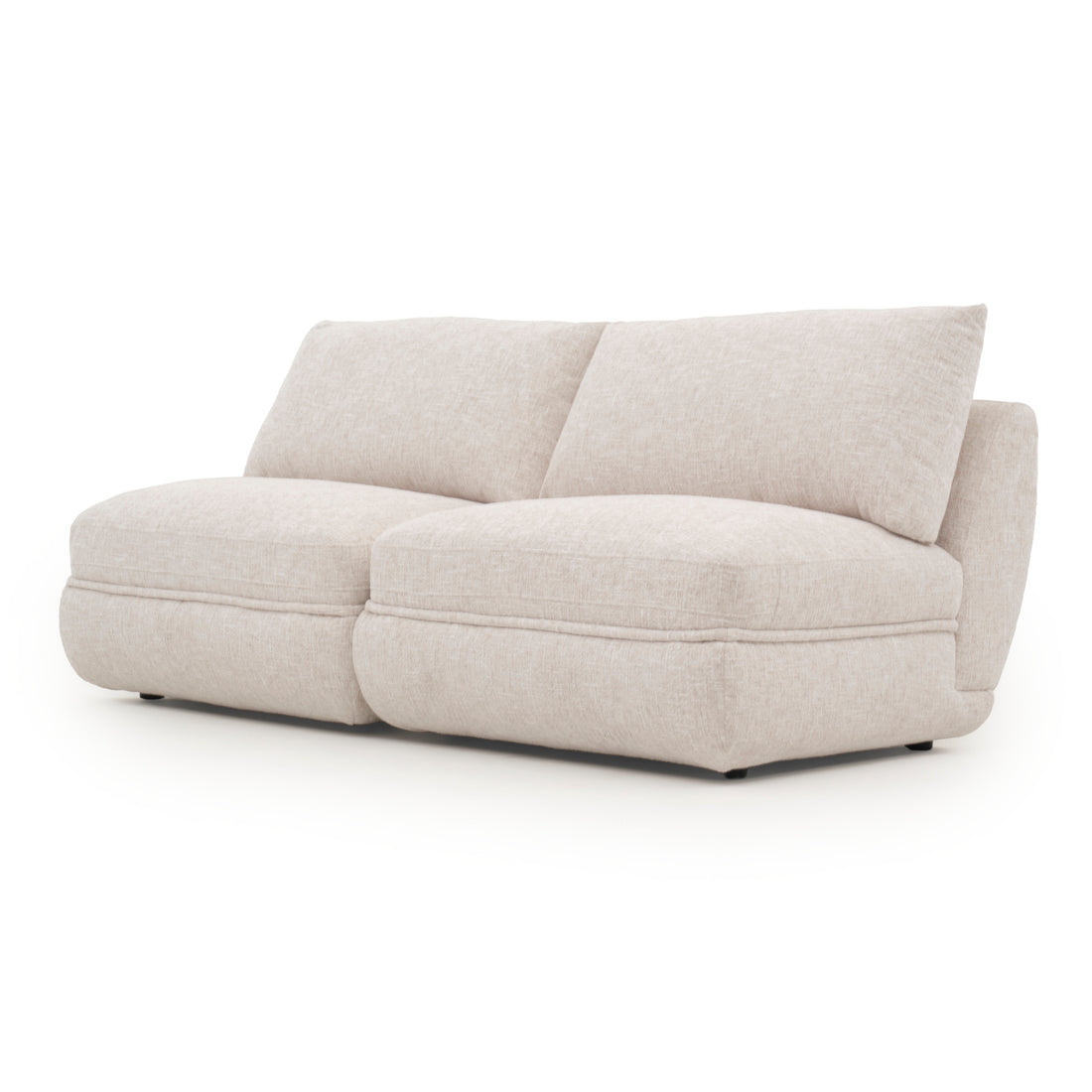 Esteli Fabric Modular Loveseat Beige