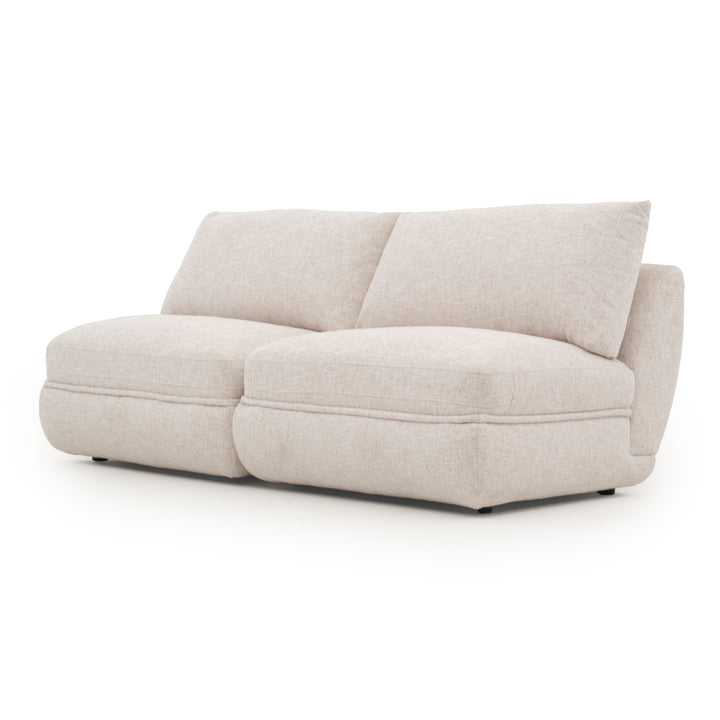 Esteli Fabric Modular Loveseat Beige