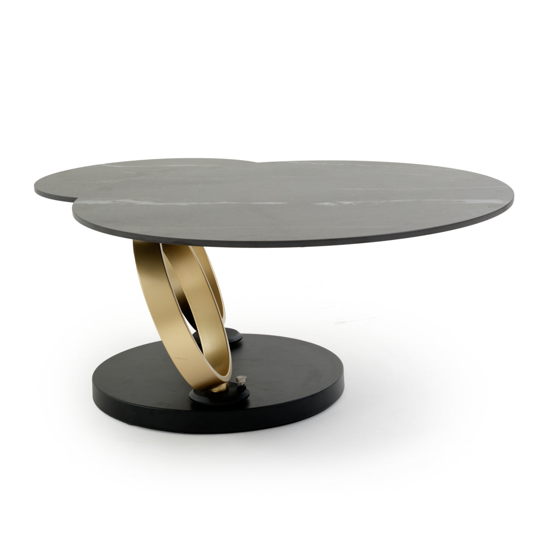 Whitten Ceramic Coffee Table Black