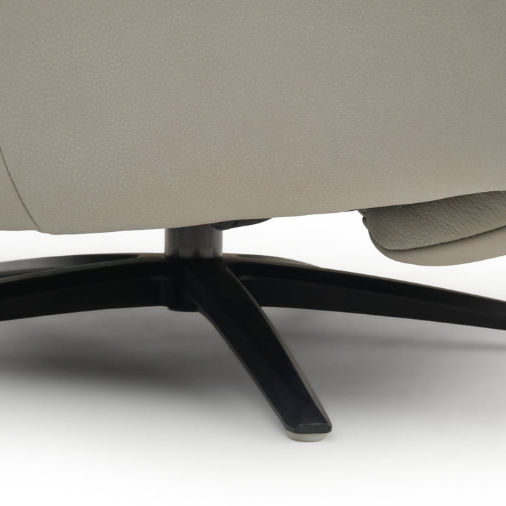 Naruto Reclining Accent Chair Light Grey