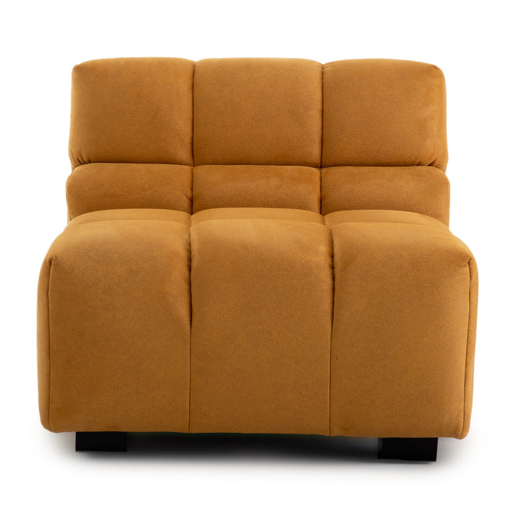 Norika Modular Armless Chair Yellow