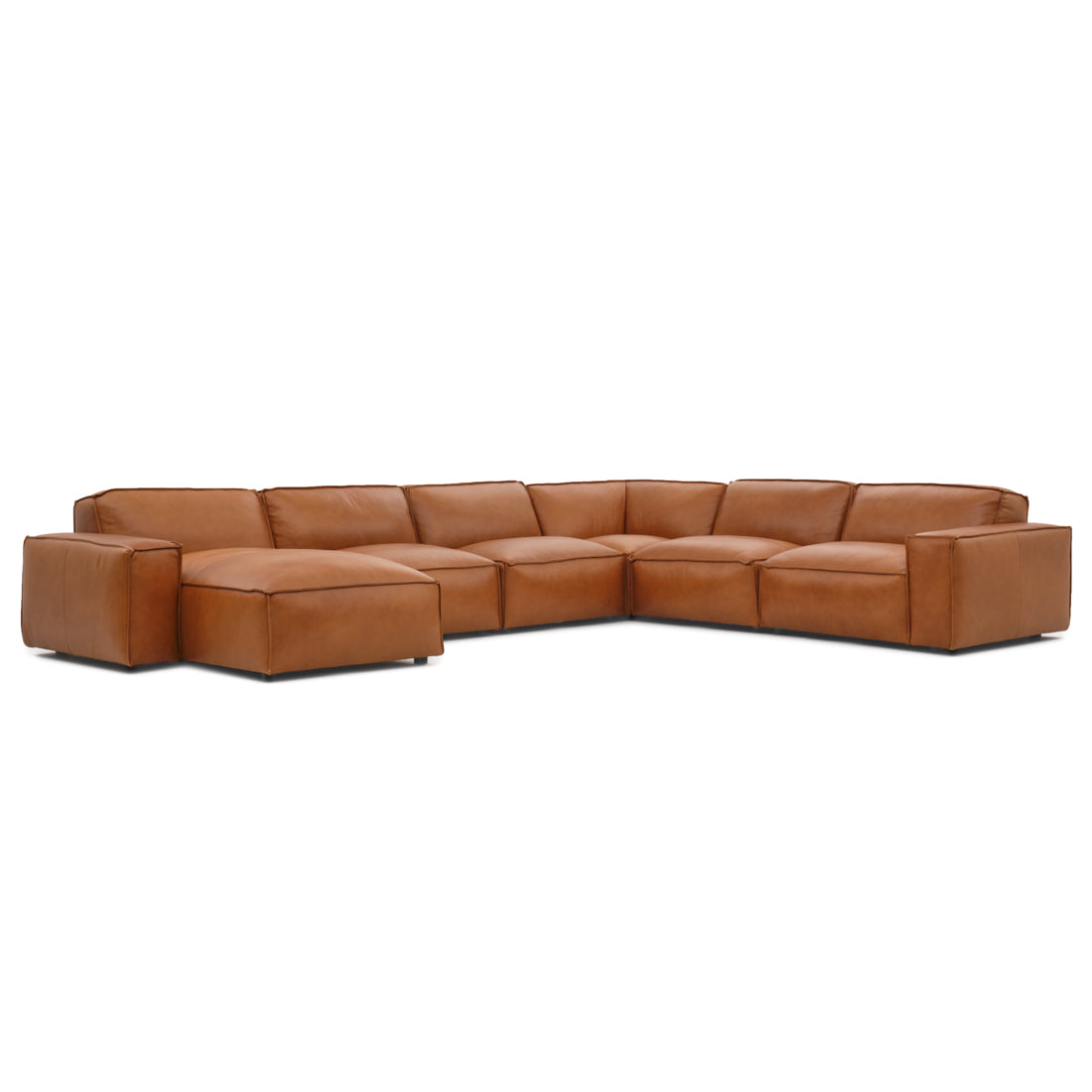 Nook Leather Modular Set Cognac