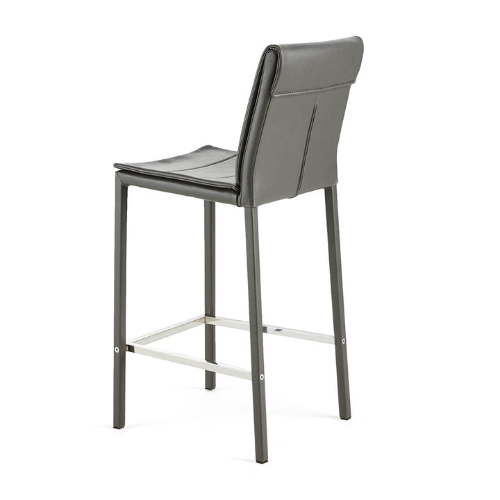 Wave Counter Stool Dark Grey